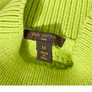 Louis Vuitton Lime Green Knitwear